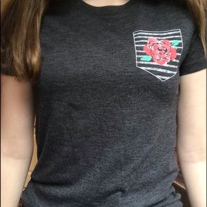 rose pocket aeropostale top